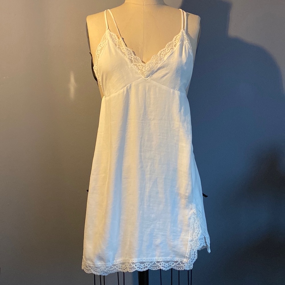 White Lace Slip